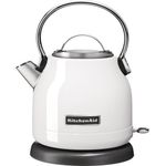 KitchenAid 5KEK1222EWH Edelstahl-Wasserkocher, 2200W, 1,25 L, Abschaltautomatik, Trockengehschutz, Kontrollleuchte, weiß