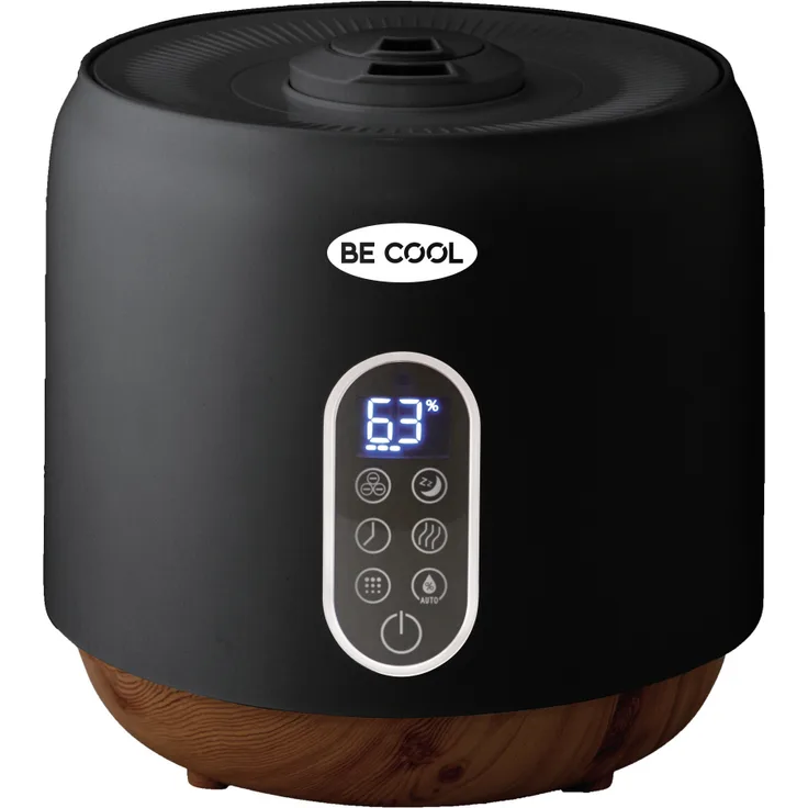 BE COOL BCLB701IKUHF02 Luftbefeuchter 4 Liter Tank, Schwarz