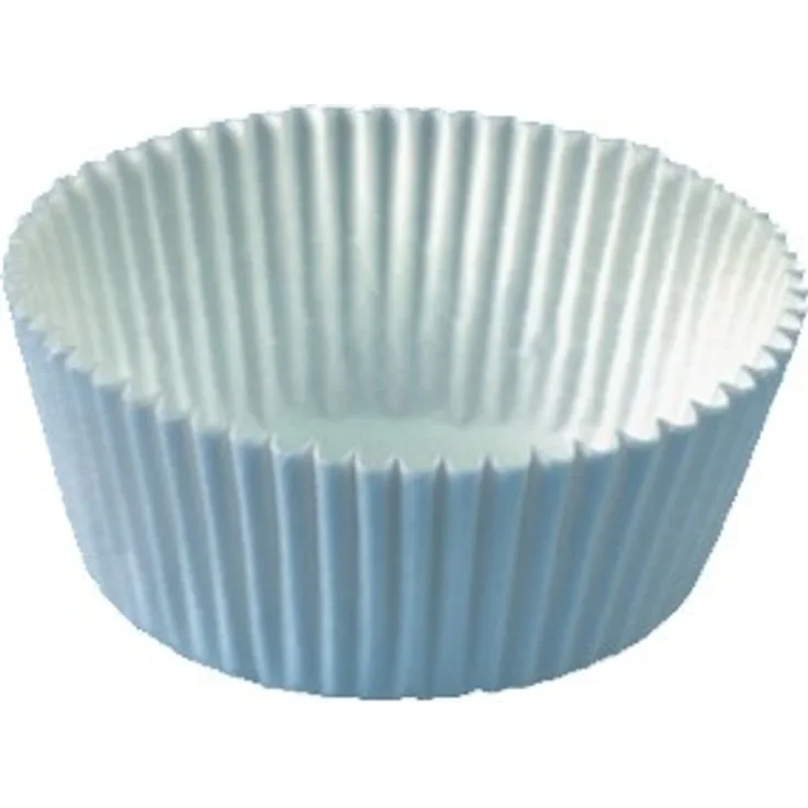 1000 Backförmchen rund Ø 3,5 cm · 1,9 cm weiss