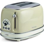 Ariete 155-03-beige 155 Toaster 2 Scheiben Vintage Beige, Metall