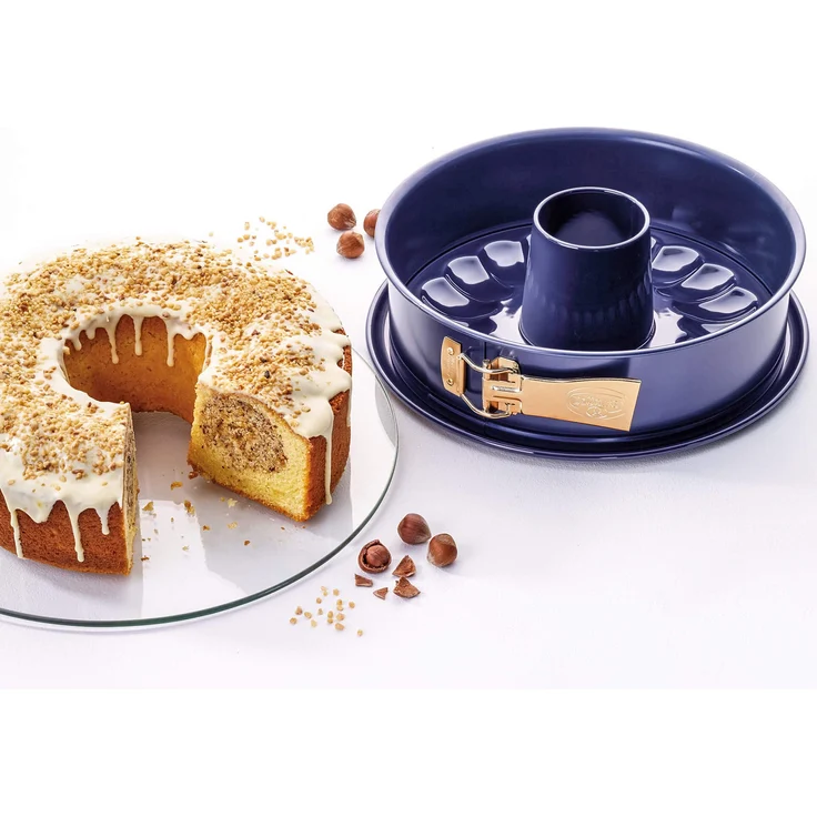 Dr. Oetker Springform Ø 26 cm mit 2 Böden, Backform der Serie Back-Liebe le mit schnitt- & kratzfestem le-Boden, runde Kuchenform mit antihaftbeschichtetem Ring, Menge: 1 Stück – Bild 3