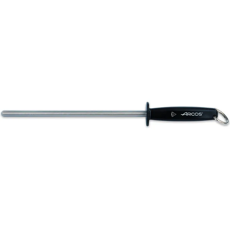 Arcos 279400 Wetzstahl, Rostfreier Edelstahl, Schwarz, 230 mm