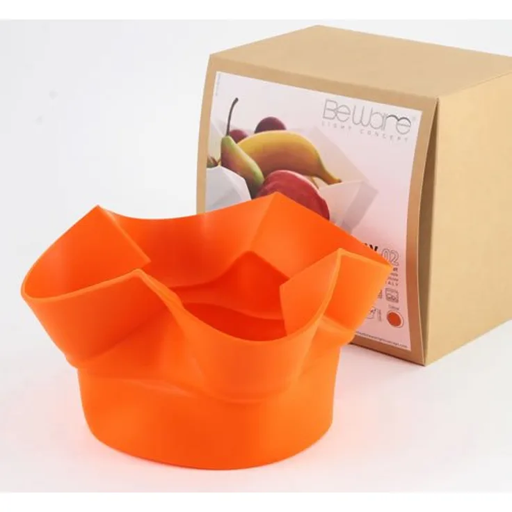 silikomart 91.102.72.0065 Lily 02 ? Soft Silikon Basketball orange Durchmesser: 250 Höhe: 100 mm Silikon 19,5 x 19,5 x 7,5 cm