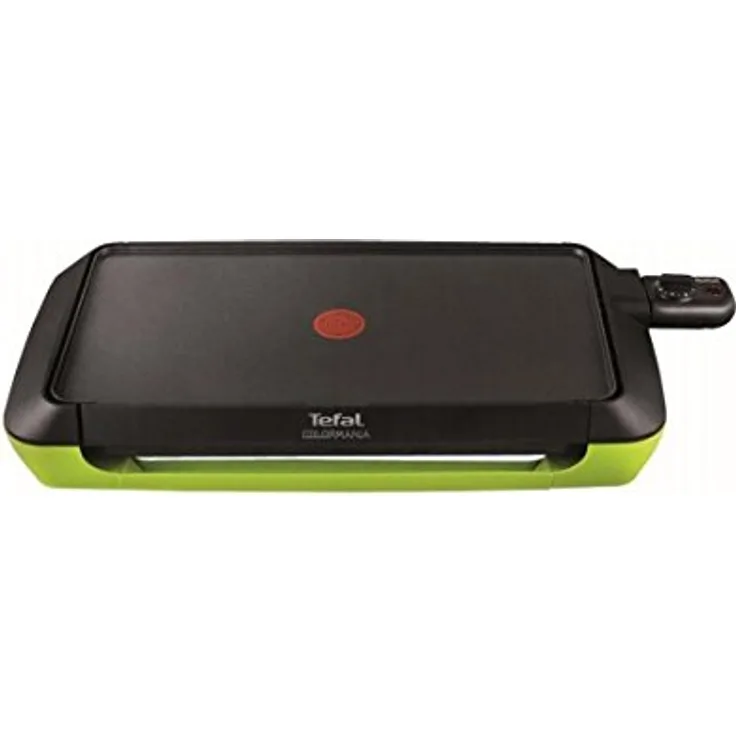 Tefal CB660301 Tischgrill, 46 x 24 cm, Antihaftbeschichtete Grillplatte, 2000 Watt