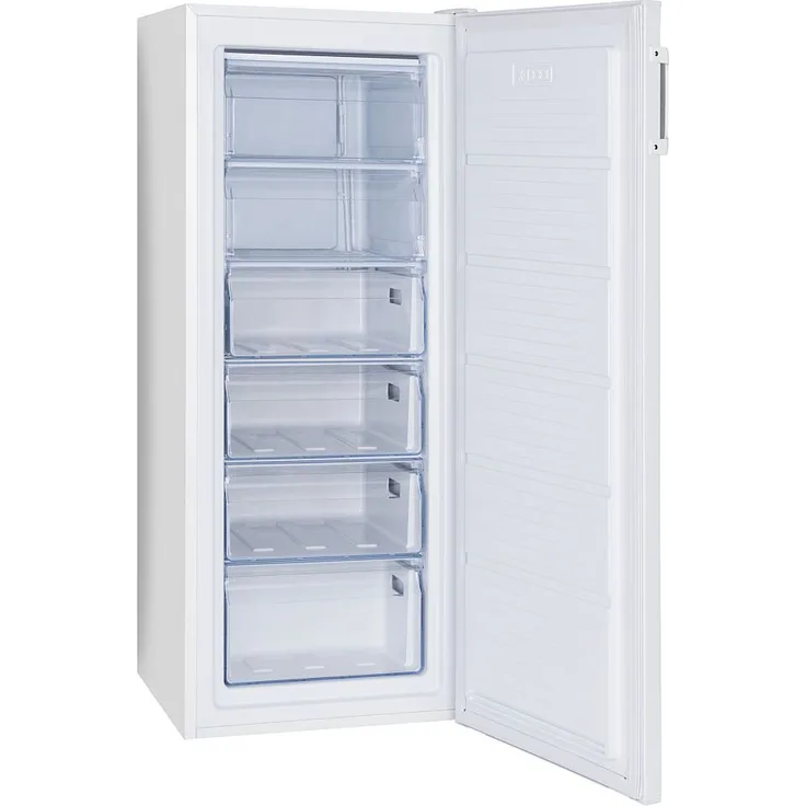 Amica GS324100W Gefrierschrank, freistehend, weiß, Lagerzeit bei Störung 10 h, Breite 55 cm, Energieklasse E