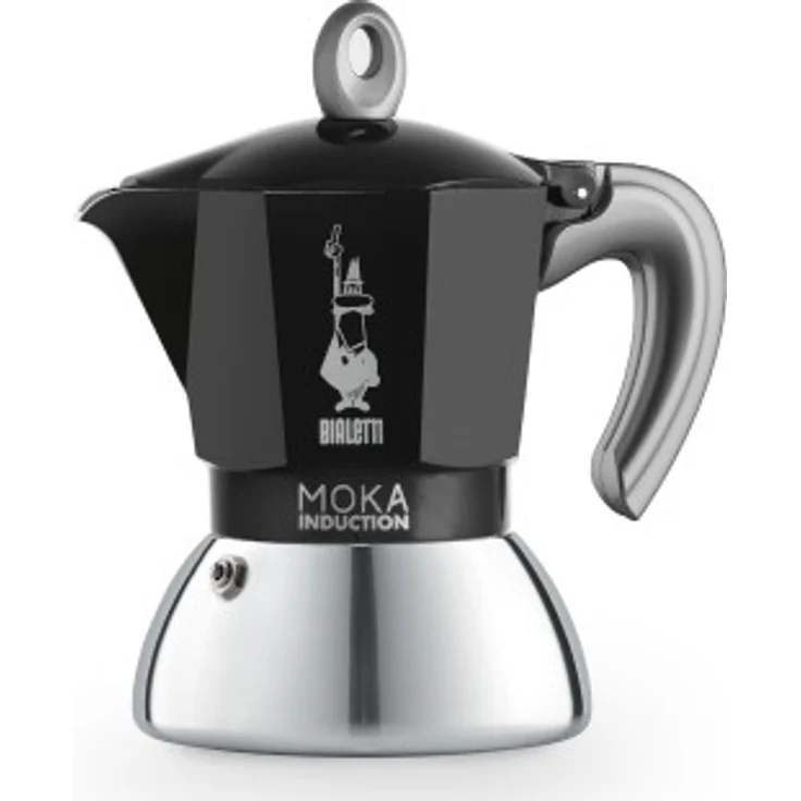 Bialetti New Moka Induction 2 Tassen Schwarz – Bild 1