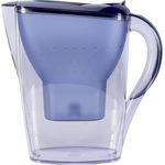 Brita Marella Cool blau Wasserfilterkanne, Tischwasserfilter, inkl. 6 Maxtra Plus Filterkartuschen