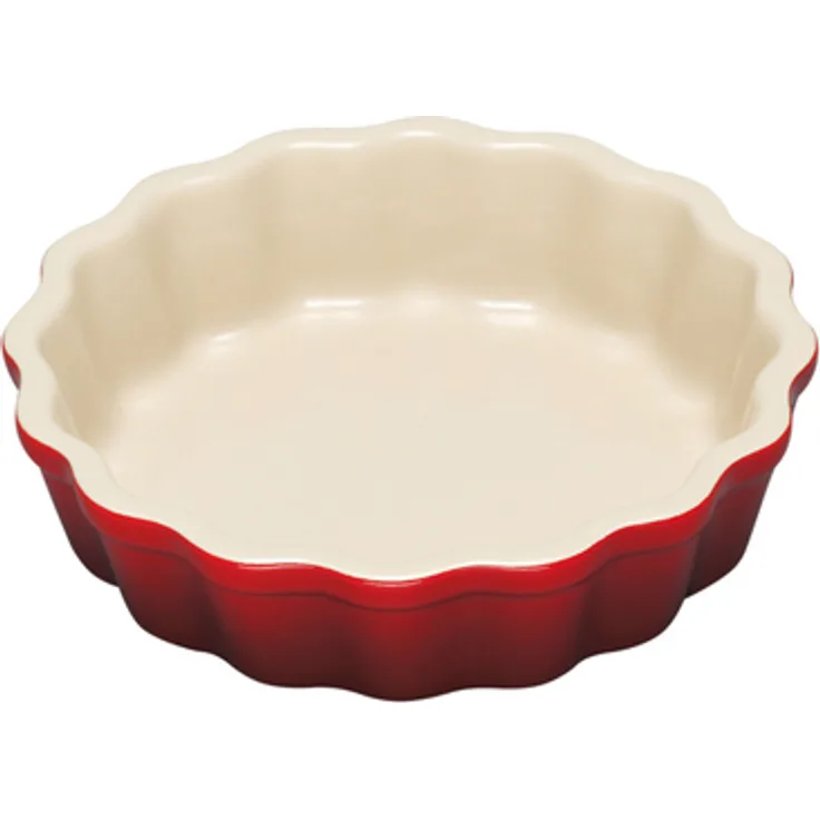 Le Creuset Tarte-Form-Set, 4-teilig, Rund, Je 200 ml- Ø 11 cm, Steinzeug, Kirschrot