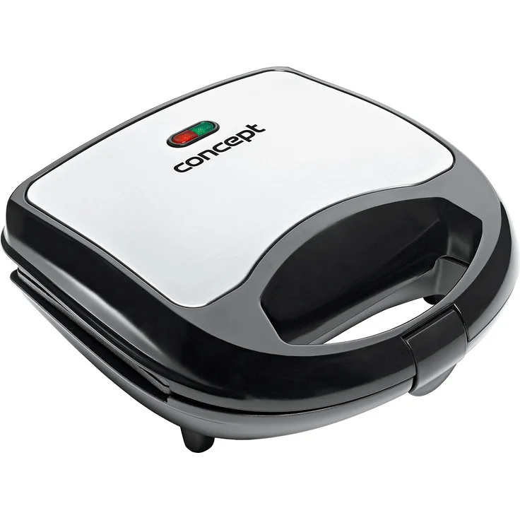 CONPT Hausgeräte sv3031 Sandwich-Toaster mit viereckigen Platten, 700 W, edelstahl - schwarz