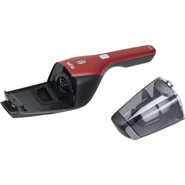 AEG Ergorapido CX7-2-45AN Handstaubsauger, 45 min Akkubetrieb, LED-Frontlicht, 180° Drehgelenk, Bürstenreinigungsfunktion, freistehend, rot – Bild 7