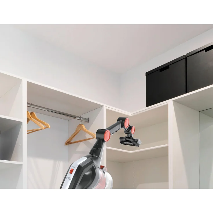 Hoover HF122RH H Free 100 HF122RH Handstaubsauger, 40 min Akkubetrieb, Zyklon-Technik, LED-Frontlicht, orange-schwarz – Bild 10