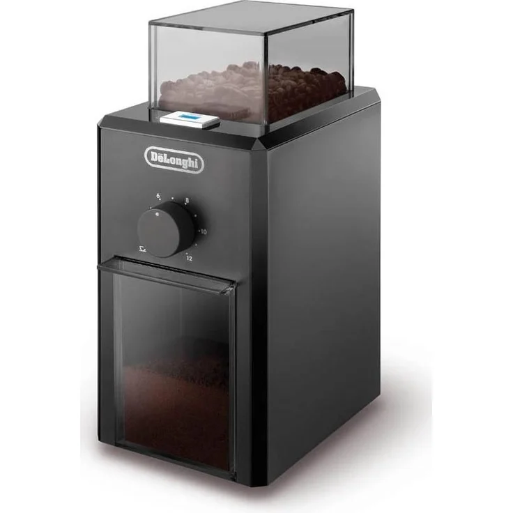 De'Longhi KG 79 Professionelle Kaffeemühle (Kunststoffgehäuse, bis zu 12 Tassen) schwarz  – Bild 1