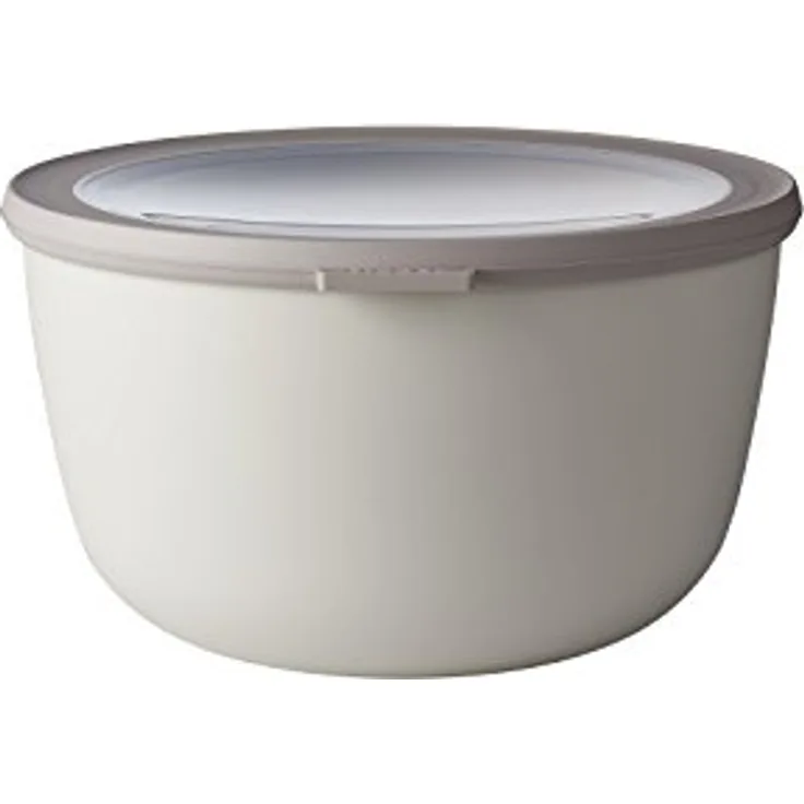 Mepal Multischüssel Cirqula 3000 ml, Plastik, Nordic Weiß, 22.5 x 12.9 cm