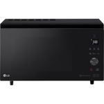 LG MJ3965BPS 4-in-1 Mikrowelle mit Grill und Heißluft, Standgerät, 39 Liter Garraum, 1350 Watt, schwarz