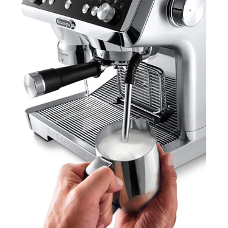 De'Longhi La Specialista Prestigio EC9355.M Siebträgermaschine Espressomaschine mit integriertem Mahlwerk, silber – Bild 3