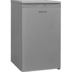 Telefunken CF-32-151-S Kühlschrank, freistehend, silber, Abtauautomatik, LED, Breite 48 cm