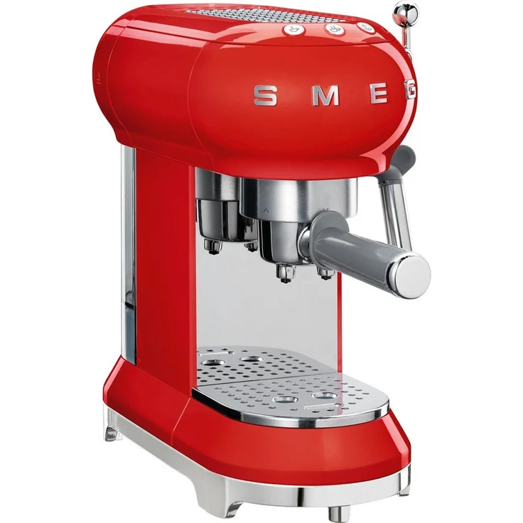 Smeg Espresso-Kaffeemaschine ECF01RDEU, 1350, Kunststoff, 1 Liter, Rot – Bild 1