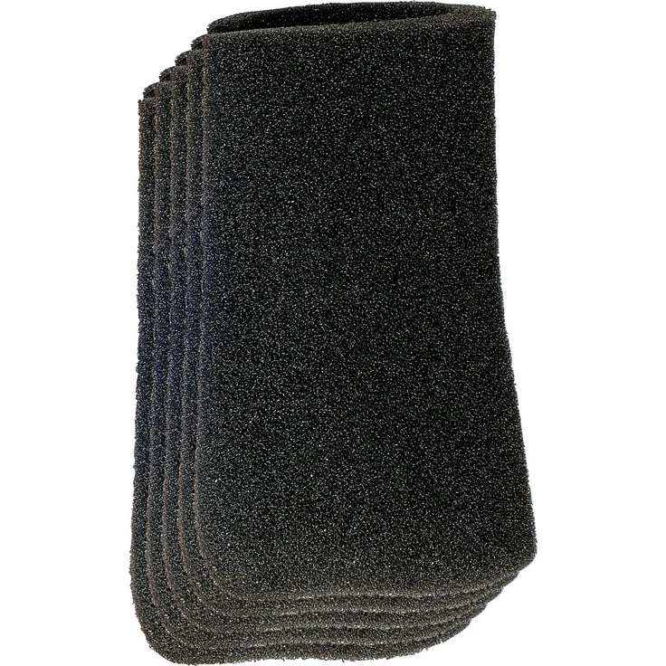 Original Einhell Schaumstofffilter 10l (Nass-Trockensauger-Zubehör, 10 Liter, 5 Stück enthalten, passend für TE-VC 18-10 Li, Durchmesser 70 mm, 120 mm Länge)