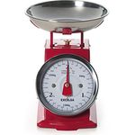Exc¨lsa Vintage Rote Küchenwaage, 3 kg-10g