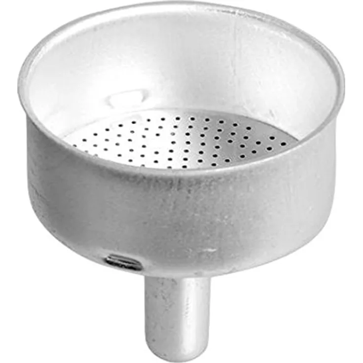 Home Trichter für Espressokocher für 9 Tassen, Aluminium, Silber, 13 x 9 x 20 cm