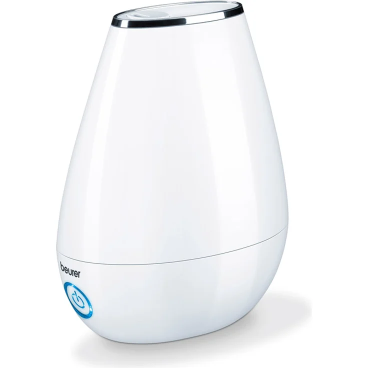 Beurer LB 37 Luftbefeuchter mit mikrofeiner Ultraschall-Zerstäubung, leisem Nachtmodus, Aromafunktion, weiß – Bild 1