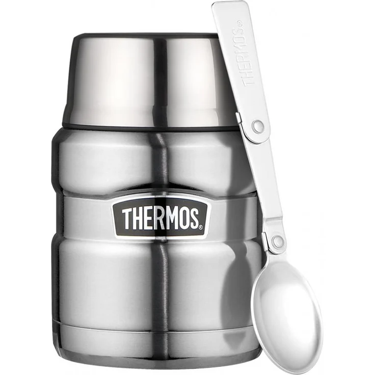 THERMOS Stainless King Speisegefäß, Edelstahl mattiert, 0,47 Liter – Bild 1
