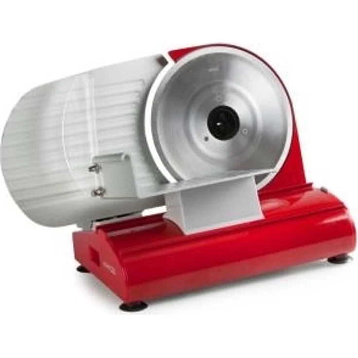 Domo DO522S Allesschneider, 200W, Edelstahl-Zahnschliff-Messer, rot – Bild 1