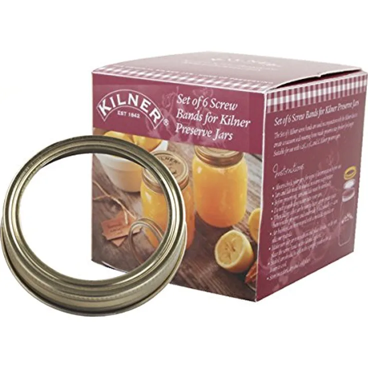 Kilner Anniversary Vorratsdose, stahl, silber, Einheitsgröße