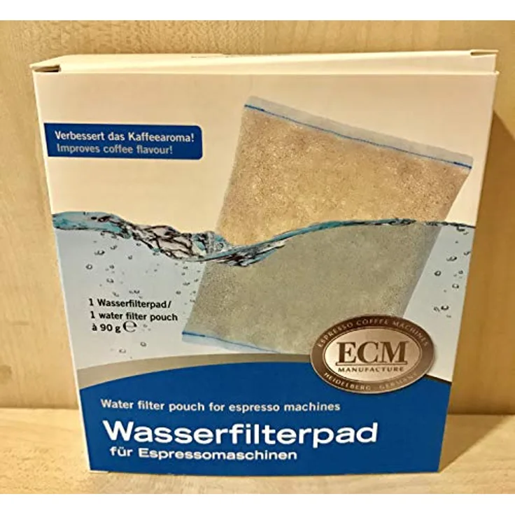 ECM Wasserfilter-Beutel Wasserfilterpad, kompatibel mit Espressomaschinen