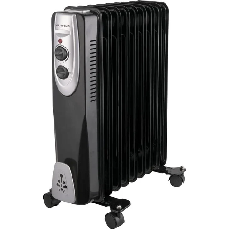 Gutfels HR 32009 sw Radiator, 2000 Watt, schwarz, Radiator – Bild 1