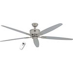 CasaFan Energiespar Deckenventilator Eco Elements Chrom gebürstet 180 cm