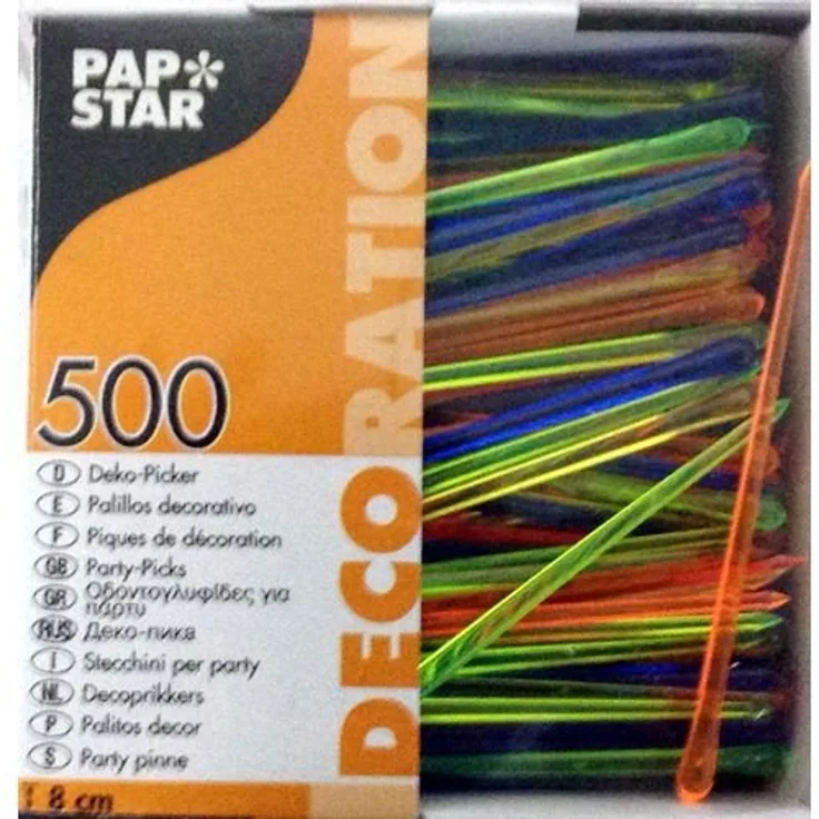 PAPSTAR 19347 PAPSTAR Deko-Picker 500er