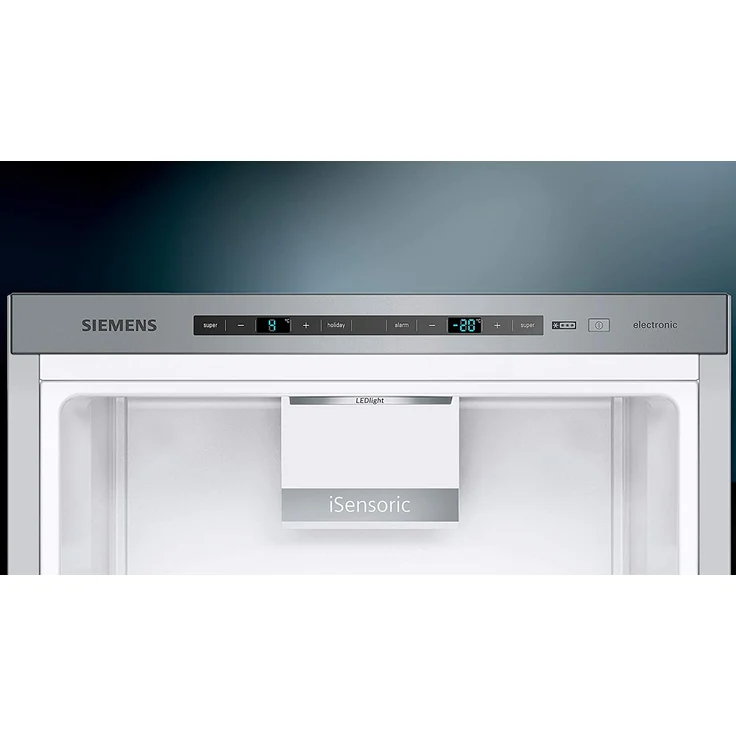 Siemens KG36EALCA Kühl-Gefrierkombination, freistehend, silber, LowFrost, 0-Grad-Zone, LED, Schnellgefrieren, Breite 60 cm – Bild 4