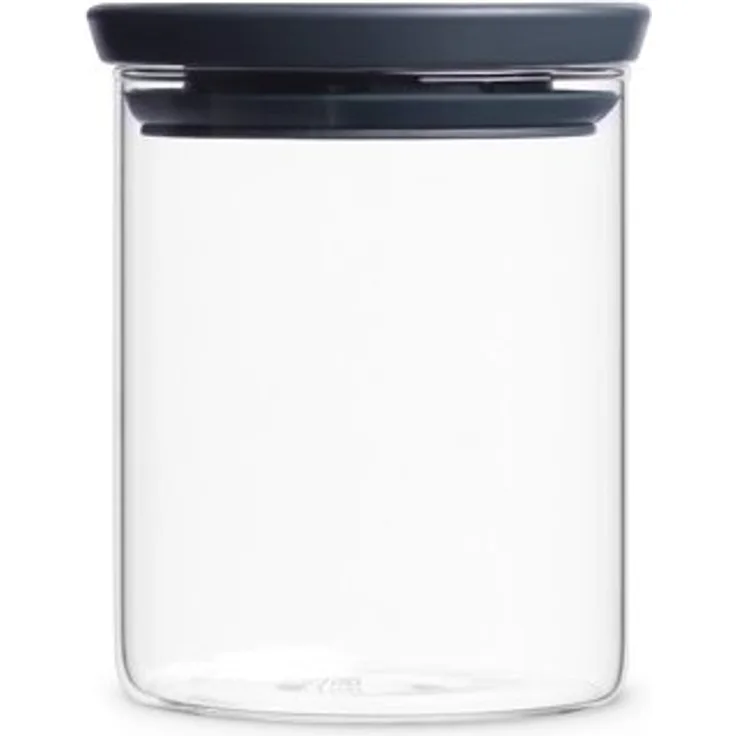 Brabantia 298288 Glasbehälter 0,6 L, dunkel grau