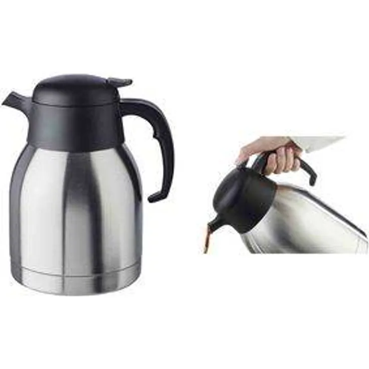 Aps Isolierkanne Classic, 1,0 Liter, Edelstahl