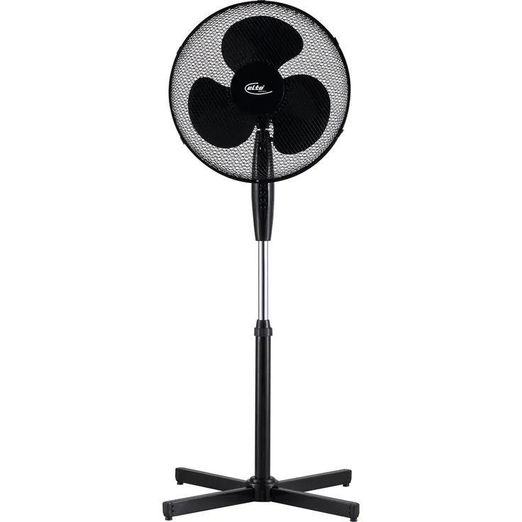 Elta Standventilator 122cm schwarz 3 Stufen Luftkühler Windmaschine Lüfter