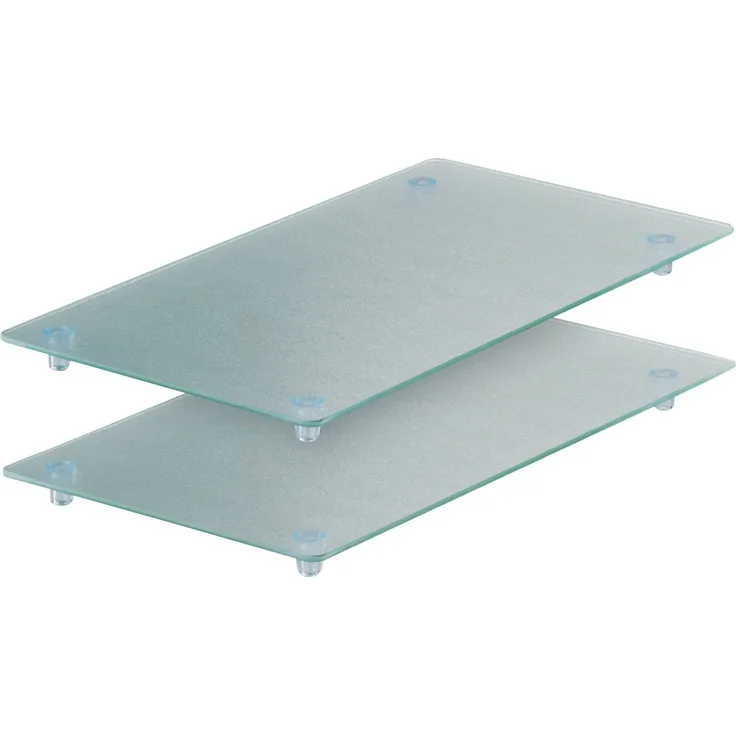 Zeller 26207 Glasschneideplatten 2-er Set f. 4-Plattenkochfeld 52 x 30 x 3 cm
