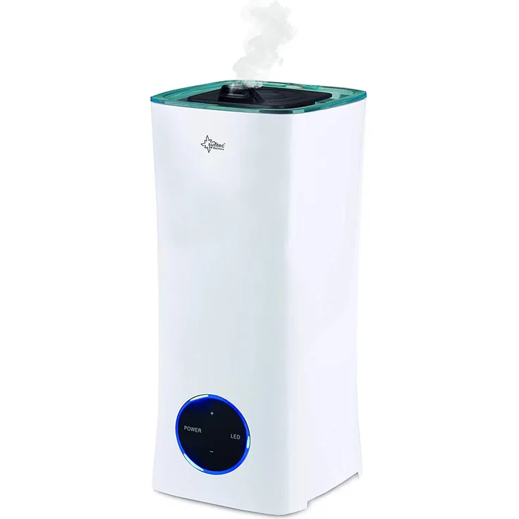 SUNTEC Ultraschall Luftbefeuchter Monsun 2500 moodlight | Aroma Diffuser mit 2 l Wasser Tank | Raumbefeuchter bis ca 25 m2 | Vernebler mit 3 Nebelstufen, Auto Off und LED Beleuchtung | besonders leise