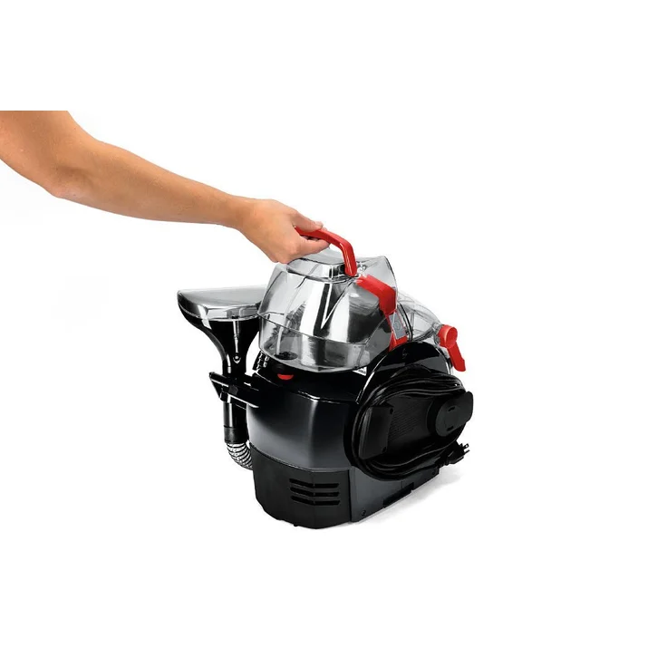 Bissell 1558N SpotClean Pro Flecken-Reinigungsgerät für Teppiche und Polster, 750 Watt, tragbar, rot-schwarz – Bild 4