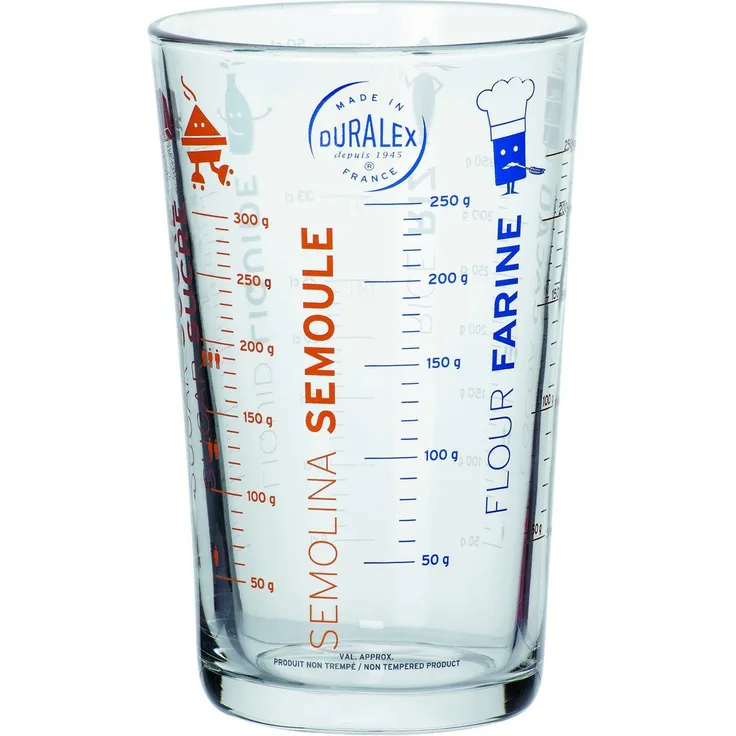 Duralex 5004 AM12 Tischzugsäge Precisio Messbecher Glas transparent 9 cm