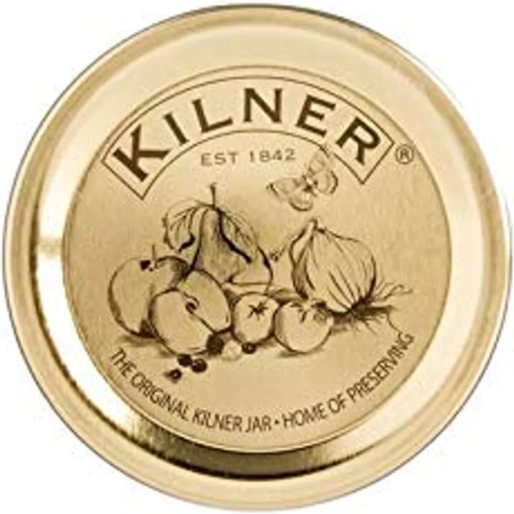 Kilner 12er Set Einkoch Vakuum Dichtung Einkochringe, Glas, transparent, 7cm x 7cm x 2.5cm