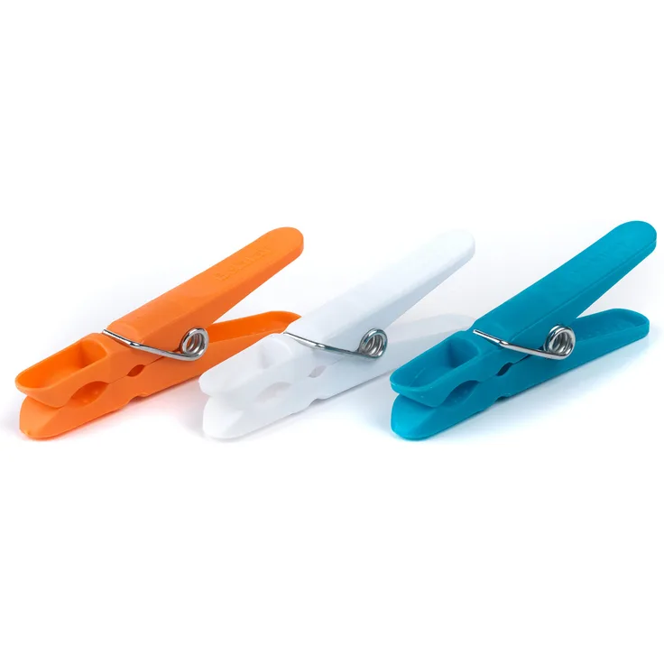 Beldray LA033376TQ Ultra-Grip Clothes Pegs for Indoor-Outdoor Use, 100 Pack, Assorted Colours