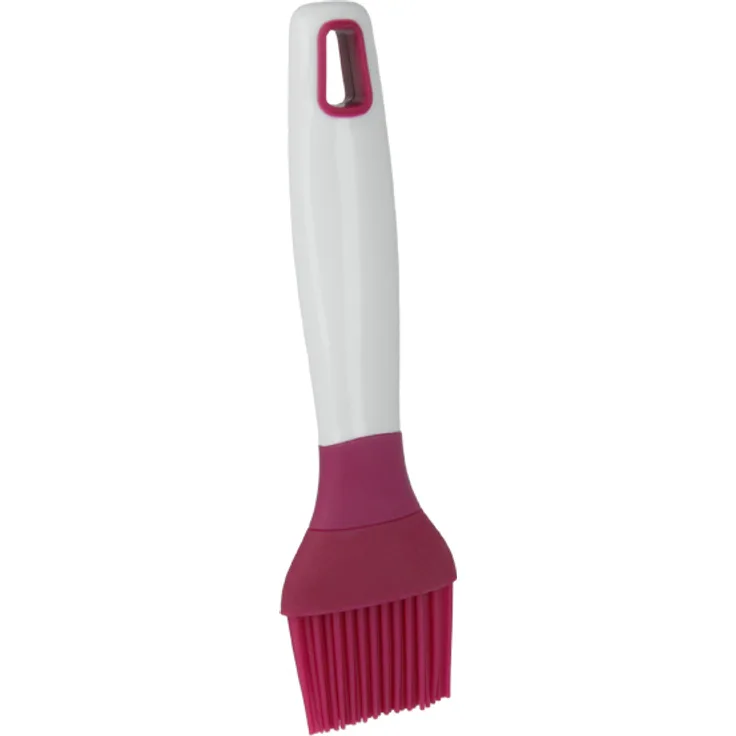 Metaltex 19 cm, Breiter Backpinsel aus Silikon, Weiß