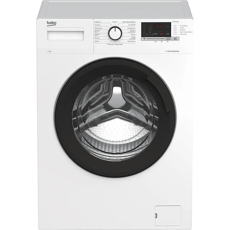 Beko WML81434EDR1, Frontlader-Waschmaschine, C, Fassungsvermögen 8 kg, Standgerät, Breite 60 cm, Trommelreinigung, Tierhaarentfernung – Bild 1