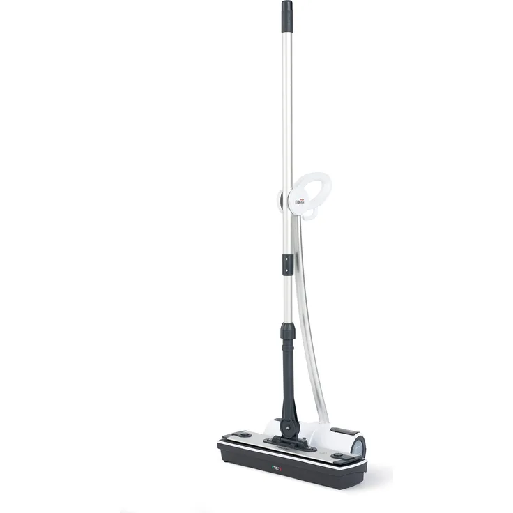 Moppy PTEU0281 Polti Dampfbodenwischer ohne Kabel, Cordless für Hartböden und vertikale waschbare Flächen, entfernt und vernichtet 99,9% der Viren, Keime und Bakterien, 0.7 L, 1500 W, weiß