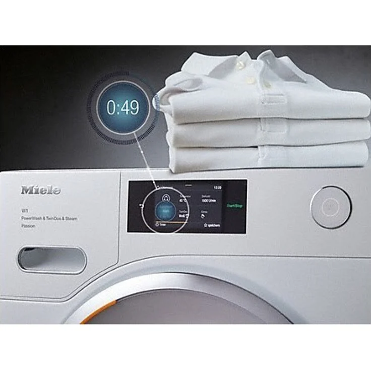 Miele WWD320 WPS D, Frontlader-Waschmaschine, A, Fassungsvermögen 8 kg, Standgerät, Breite 59,6 cm, Startzeitvorwahl, Wasserauslaufschutz – Bild 7