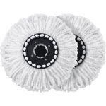 CLEANmaxx Power-Wischmopp - Ersatzmopp, 2er-Set