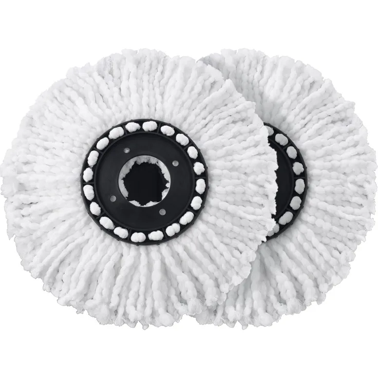 CLEANmaxx Power-Wischmopp - Ersatzmopp, 2er-Set