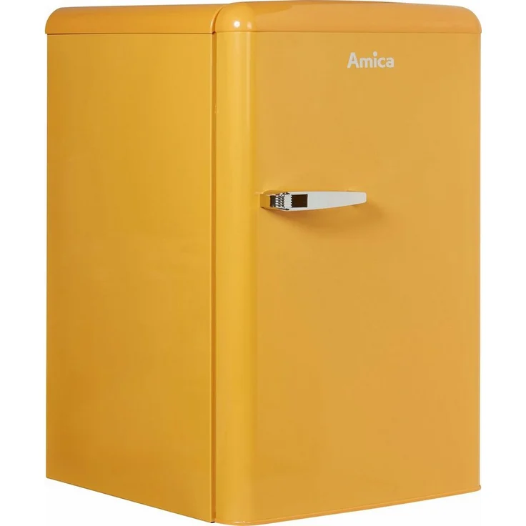 Amica KS15613Y / VT 862 AY WID Kühlschrank, freistehend, gelb, Breite 55 cm, Energieklasse E – Bild 4