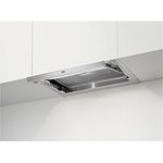 AEG DPE4640M, Motorhaube, ausziehbar, Breite: 59.7 cm, Tiefe: 35 cm, Absaugung und Rückführung (mit zusätzlichem Rückführungsset), rostfreier Edelstahl
